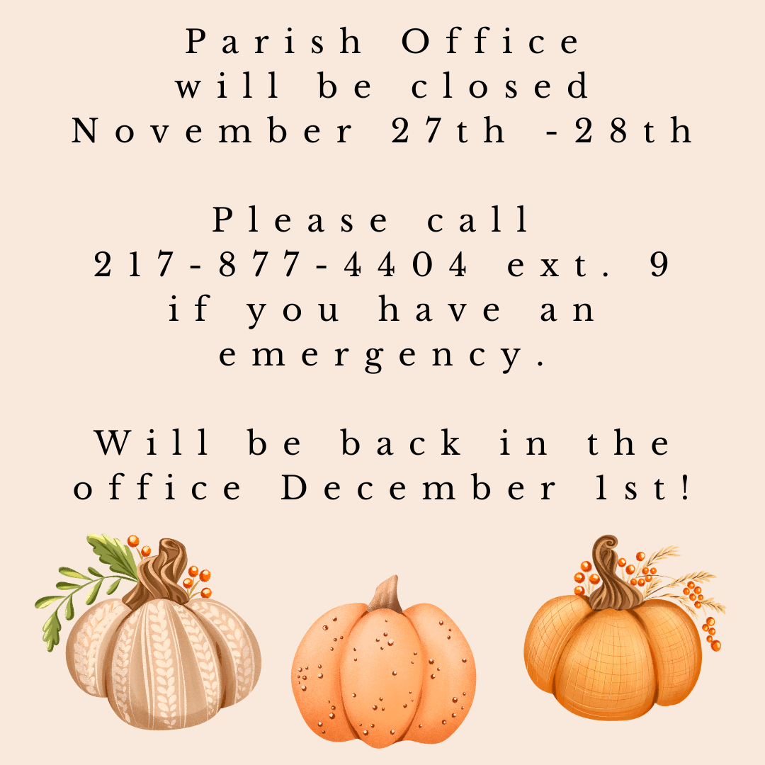 Parish Office will be closed (2)