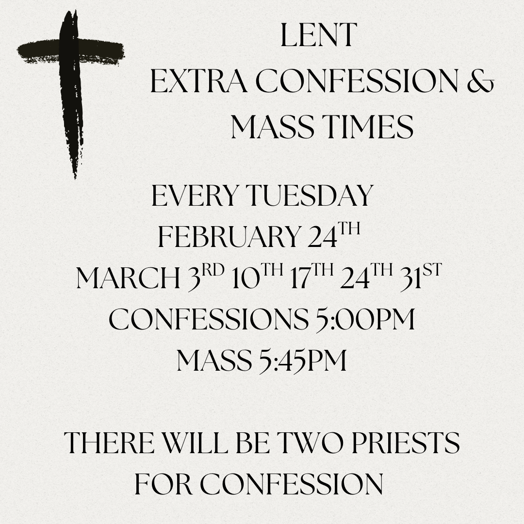 EXTRA CONFESSION TIMES (2)